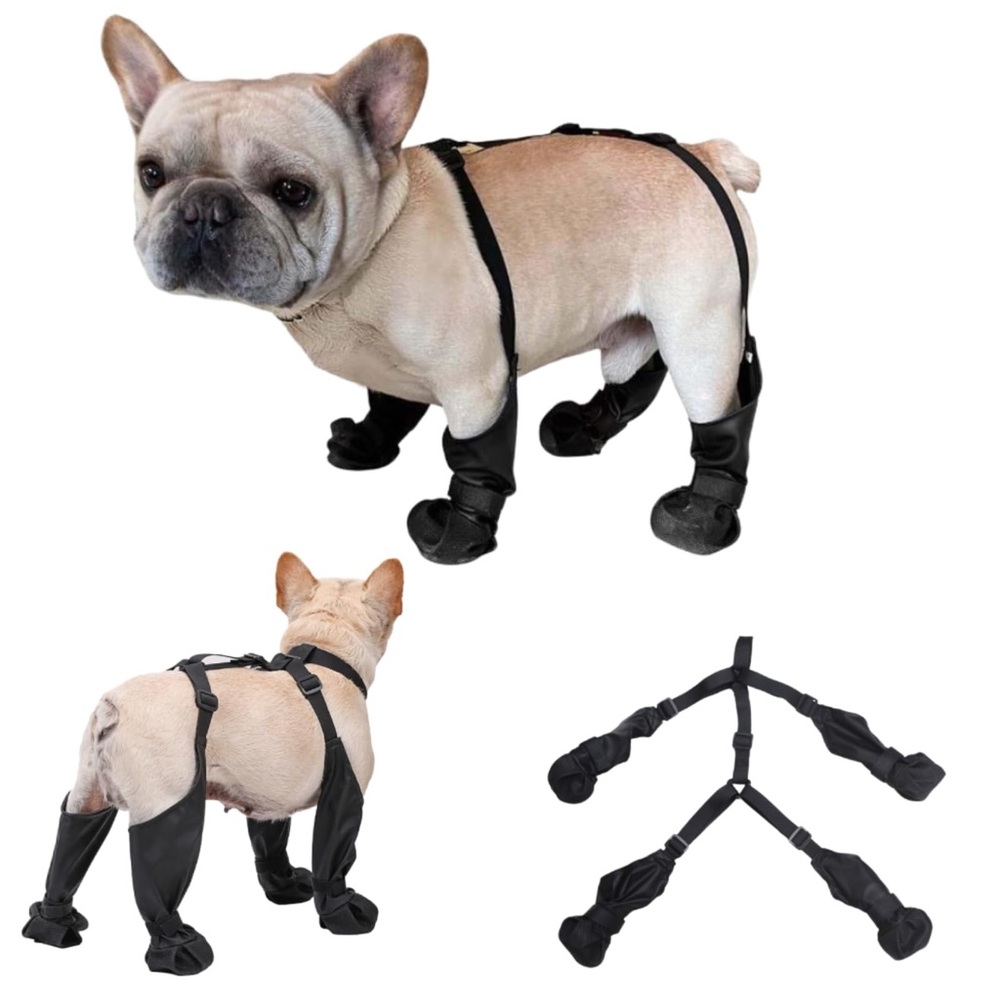 Waterproof Dog Boots with Adjustable Straps